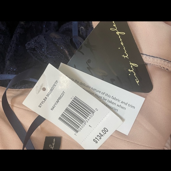 City Triangles Navy blue elegant dress new with tags size 1 - Picture 11 of 11